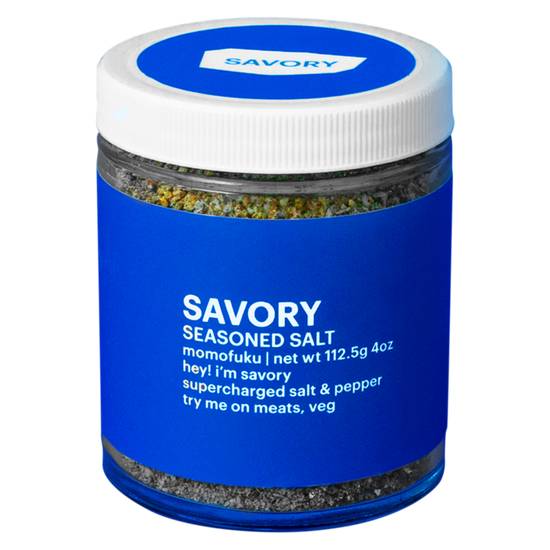 Order Momofuku Savory Seasoned Salt 4oz food online from Everyday Needs by Gopuff store, Torrance on bringmethat.com