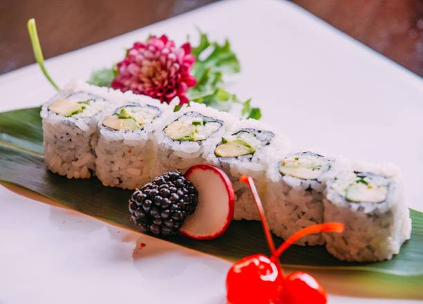 Order Avocado Cucumber Roll food online from Sushi Pirate store, North Aurora on bringmethat.com