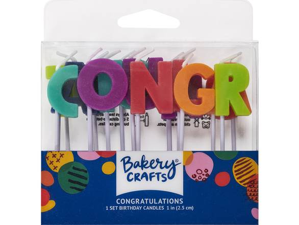 Congratulations Letter Candles