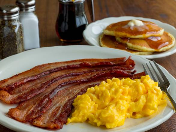 Order Thick Sliced Bacon and Eggs food online from The Original Pancake House store, Forest Acres on bringmethat.com