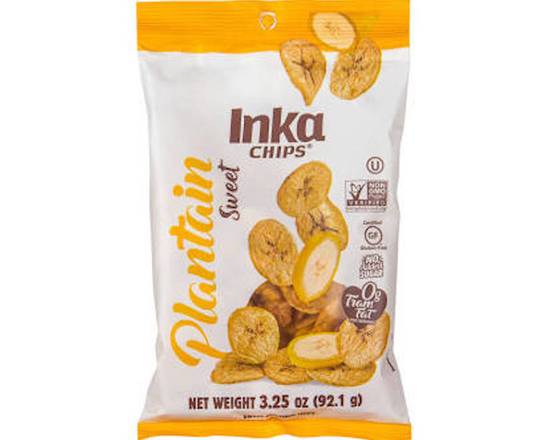Order Inka Plantain Sweet Chips 3.25oz food online from George's Market store, San Francisco on bringmethat.com