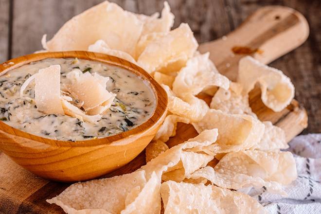 Order SPINACH ARTICHOKE DIP food online from Old Chicago store, Beaverton on bringmethat.com