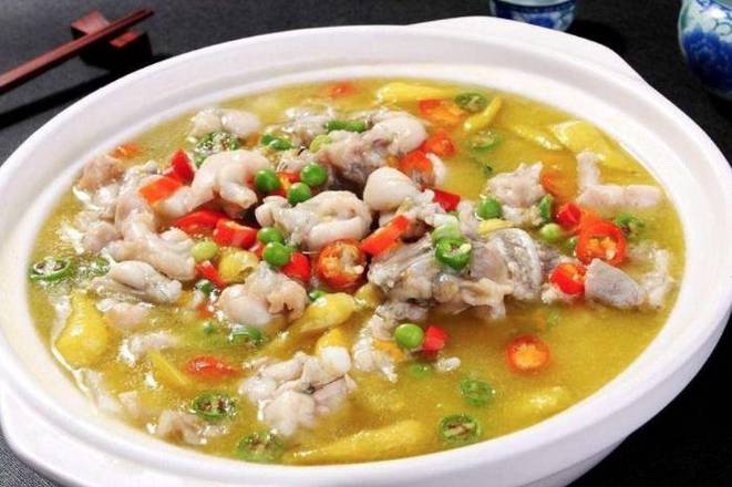 Order 4.8 Boiled Fish Slice with Rattan Peppers 大份藤椒鱼 food online from Shandong Bao House store, Seattle on bringmethat.com