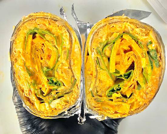 Order Veggie Wrap With Fries  food online from Salt Pepper Ketchup store, Hawthorne on bringmethat.com