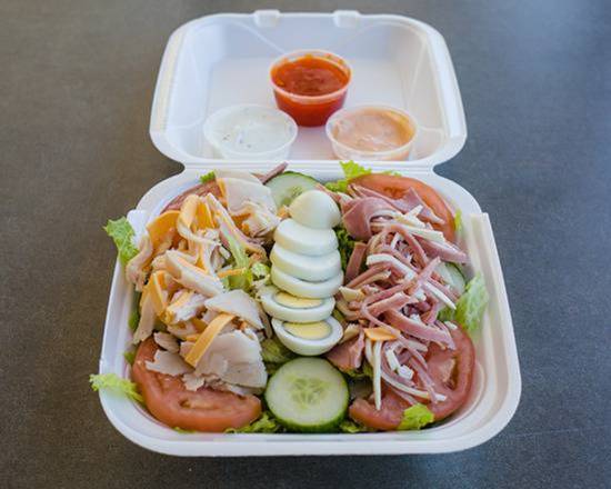 Order Chef Salad food online from Tunis Seafood Wings & Subs store, Jacksonville on bringmethat.com
