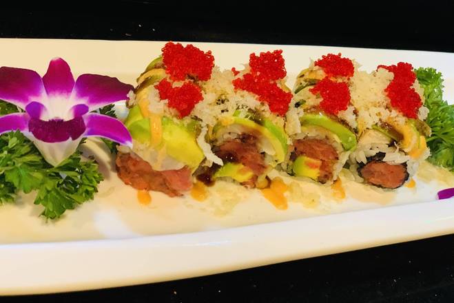 Order Fancy Q Roll food online from Sushi Bear Sushi & Grill store, Jacksonville on bringmethat.com