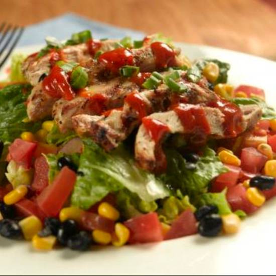 Order BBQ Chicken Salad food online from Pete's Restaurant & Brewhouse store, Elk Grove on bringmethat.com