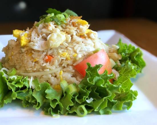 Order CRAB MEAT FRIED RICE  food online from Charm Thai Restaurant store, Silver Spring on bringmethat.com