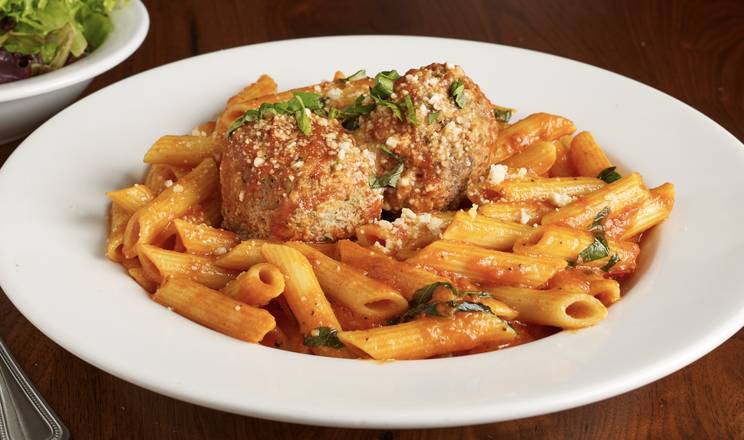 Order Penne and Marinara with Meatballs food online from Labriola Bakery Cafe store, Oak Brook on bringmethat.com