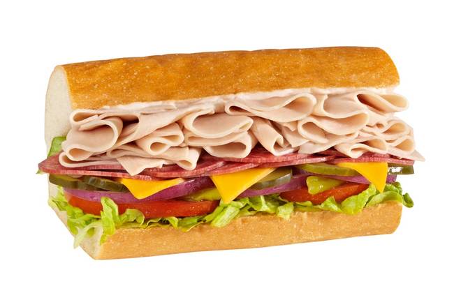 Order #4 Turkey, Salami & Cheddar food online from Togos Eatery store, Brentwood on bringmethat.com