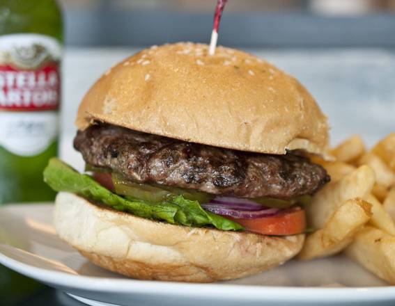 Order Classic Burger (8 oz) food online from Saba's Grill & Wok store, Houston on bringmethat.com