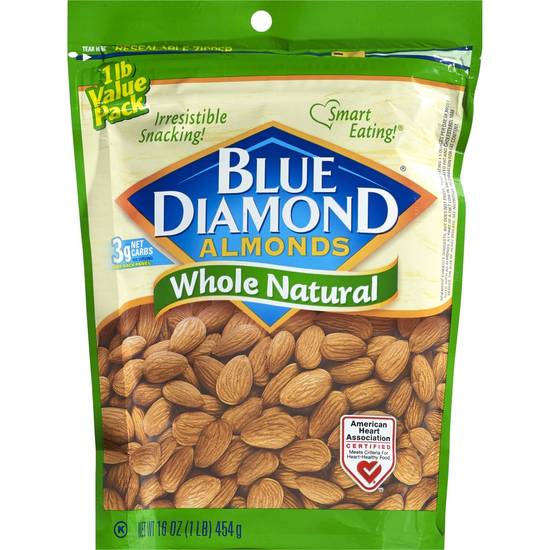 Order Blue Diamond Almonds Whole Natural, 16 OZ food online from Cvs store, MARTINEZ on bringmethat.com