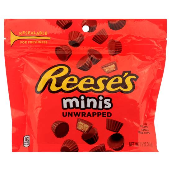 Order Reese's Minis Peanut Butter Cups 7.6oz food online from Casey's General Store store, Kearney on bringmethat.com