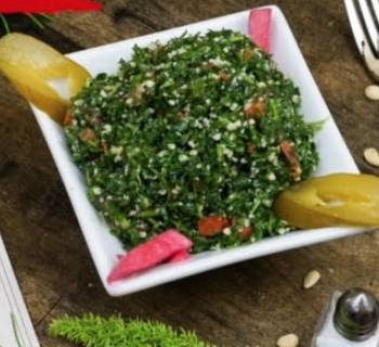 Order Tabouleh food online from Dvine Mediterranean store, Corona on bringmethat.com