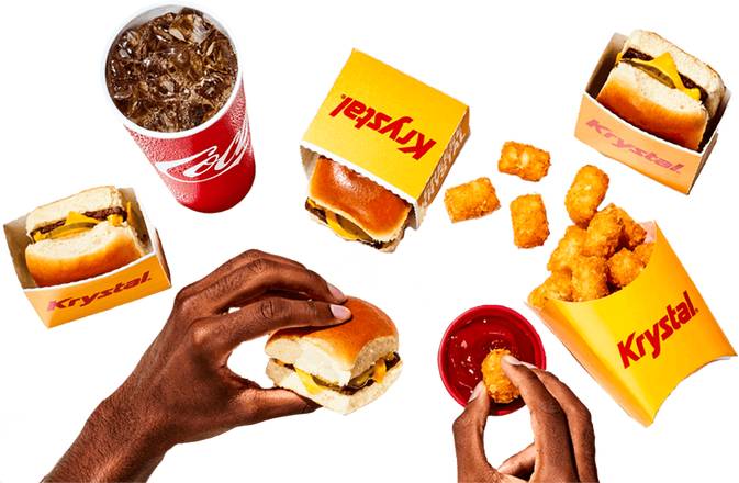 Order 4 KRYSTALS COMBO food online from Krystal-Hillsborough store, Tampa on bringmethat.com