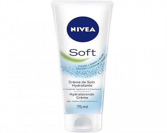 Tube crème soft Nivea 75 ml