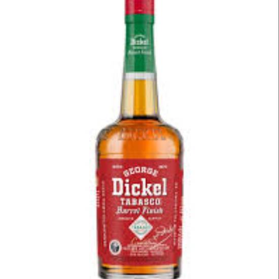 Order GEORGE DICKEL TABASCO BARREL FINISH WHISKY food online from The Village Store store, San Diego on bringmethat.com
