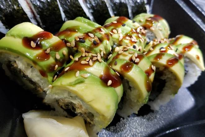 Order Dragon Roll food online from Hokkaido store, Winter Springs on bringmethat.com