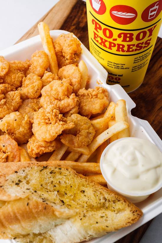 Order Shrimp Basket food online from PO-Boy Express store, Baton Rouge on bringmethat.com