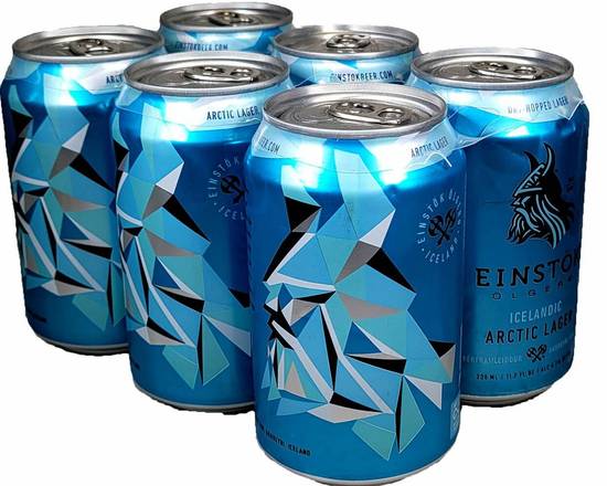 Order Einstock Arctic Lager 6pk-12oz Cans (4.7% ABV) food online from Silver Liquor Market store, Los Angeles on bringmethat.com
