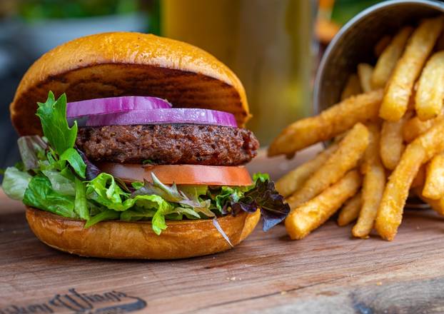 Order PROHIBITION BURGER food online from Whiskey Wings store, Largo on bringmethat.com