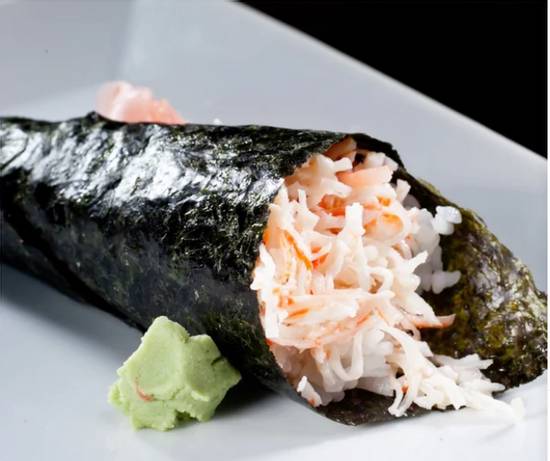 Order Krab Salad Temaki food online from Akashi Japanese Restaurant store, Miami on bringmethat.com