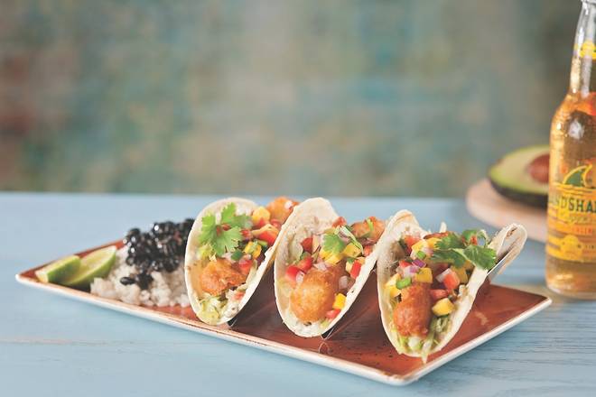 Order Fish Tacos food online from Margaritaville - Front Beach Rd store, Panama City Beach on bringmethat.com