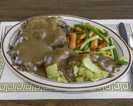 Order Pot Roast food online from Family Tree Restaurant store, Amherst on bringmethat.com