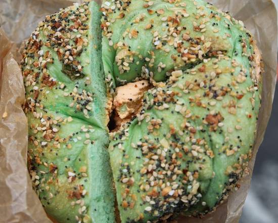 Order Jalapeno Everything Bagel food online from Liberty Bagels store, Queens on bringmethat.com