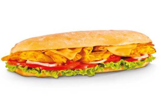 Sandwich chicken curry