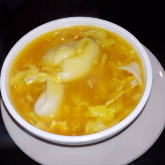 Order 21. Egg Drop with Wonton Soup food online from Excel Chinese Restaurant store, South Chesterfield on bringmethat.com