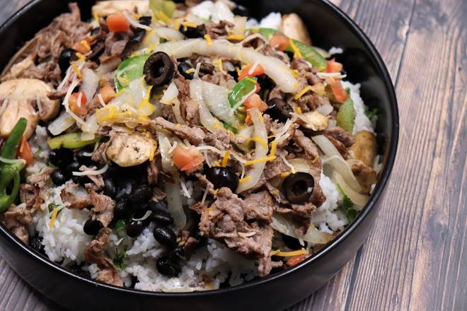 Order STEAK BOWL food online from Pepperjax Grill store, Cedar Falls on bringmethat.com