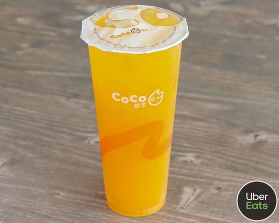 Order Mango Green Tea  food online from Coco Fresh Tea & Juice store, Quincy on bringmethat.com