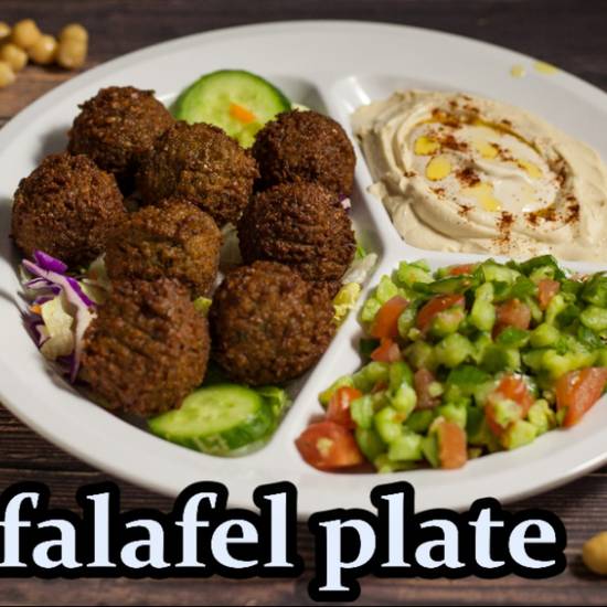 Order Falafel Plate food online from Nagila Pizza store, Los Angeles on bringmethat.com
