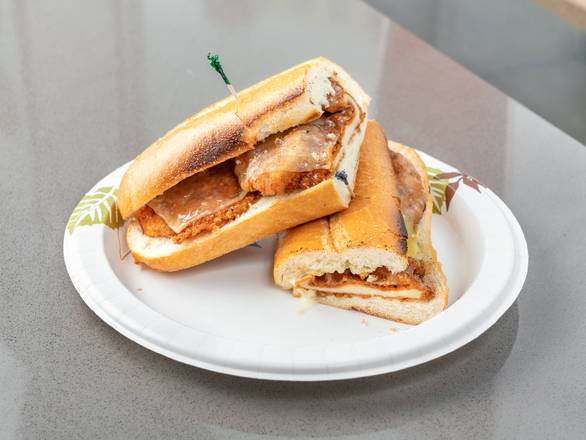 Order Cajun Chicken Cutlet (#14) food online from Corbo Deli And Pizza store, Stamford on bringmethat.com