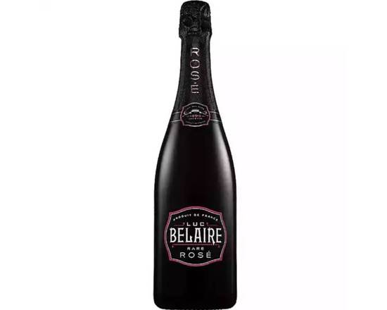Order Luc Belaire Rare Rose, 750mL champagne (12.5% ABV) food online from Pit Stop Liquor Mart store, El Monte on bringmethat.com