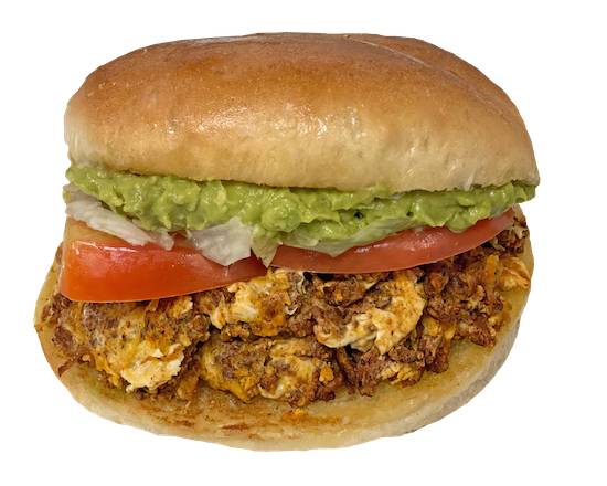 Order Chorizo Torta food online from Viva Burrito Co. store, Lakewood on bringmethat.com