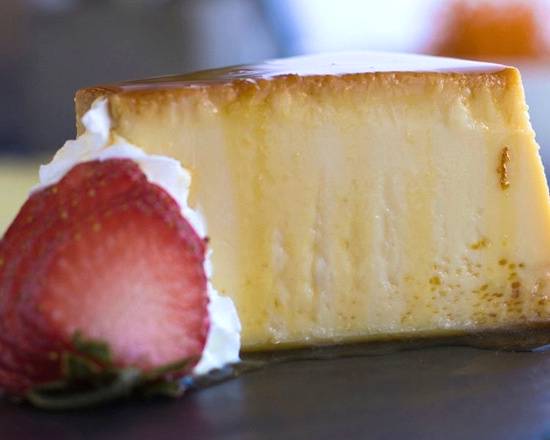 Order Crema Volteada ( Flan ) food online from Dr. Limon Ceviche Bar store, Miami Lakes on bringmethat.com