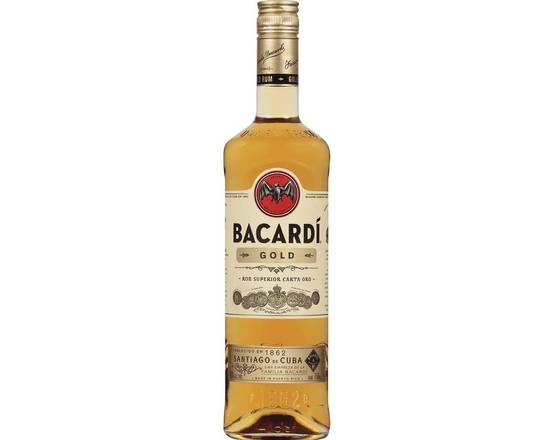Order Bacardi Gold, 750mL rum (40.0% ABV) food online from Xtra Liquors & Wines store, WEST MIAMI on bringmethat.com
