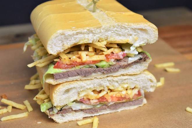 Order Pan con Bistec food online from Miami Bakery Cafe store, Miami on bringmethat.com