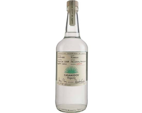 Order Casamigos Blanco 375 ml (40% ABV) food online from Silver Liquor Market store, Los Angeles on bringmethat.com
