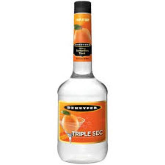 Order Dekuyper Triple Sec 750ml 15%ABV food online from Princess Liquors store, Port Saint Lucie on bringmethat.com