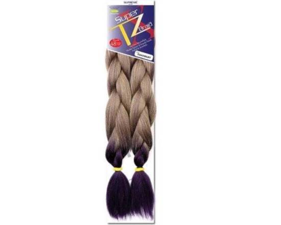Order Super X "TZ" Braid (Pre-Stretched Braiding Hair) T24 and Violet food online from iDa Beauty Supply Store store, Middletown on bringmethat.com