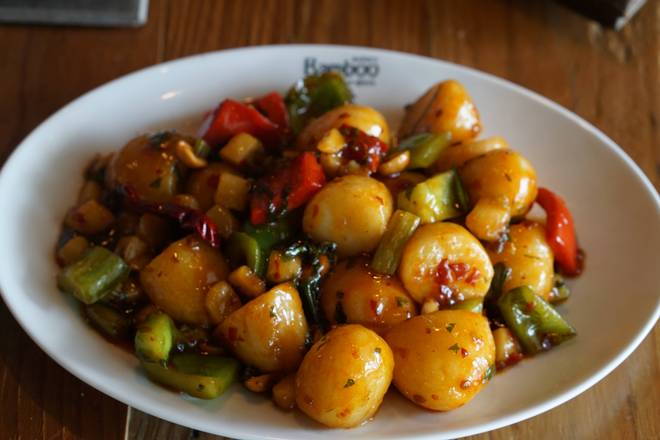 Order Kung Pao Potatoes food online from Inchin Bamboo Garden store, Nashville on bringmethat.com