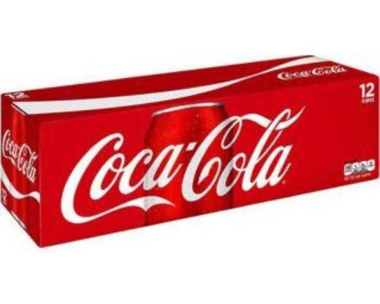 Order Coca-Cola Classic (12 pk) (12 oz) food online from Shell store, Tampa on bringmethat.com