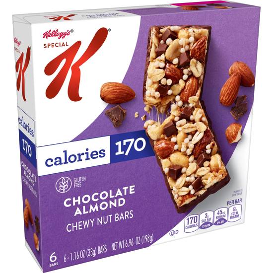 Order Special K Chocolate Almond Chewy Nut Bars, 6 CT food online from Cvs store, WAKEFIELD on bringmethat.com
