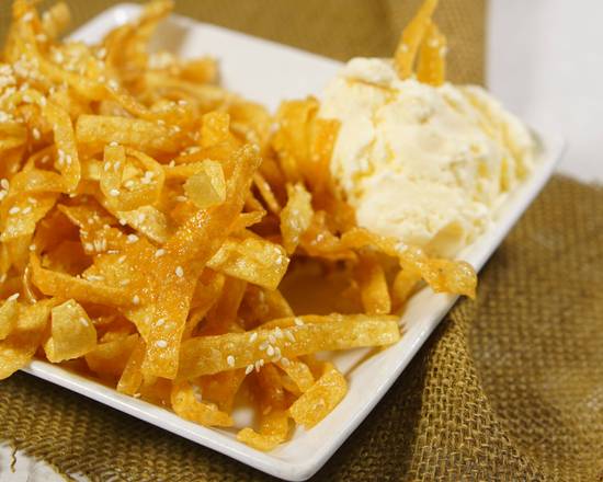 Order Date Wontons with Ice Cream (6 pcs) food online from Inchin Bamboo Garden store, Nashville on bringmethat.com