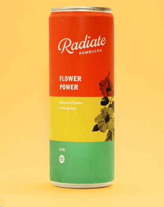 Order Radiate Kombucha Flower Power food online from La Latina store, Miami on bringmethat.com