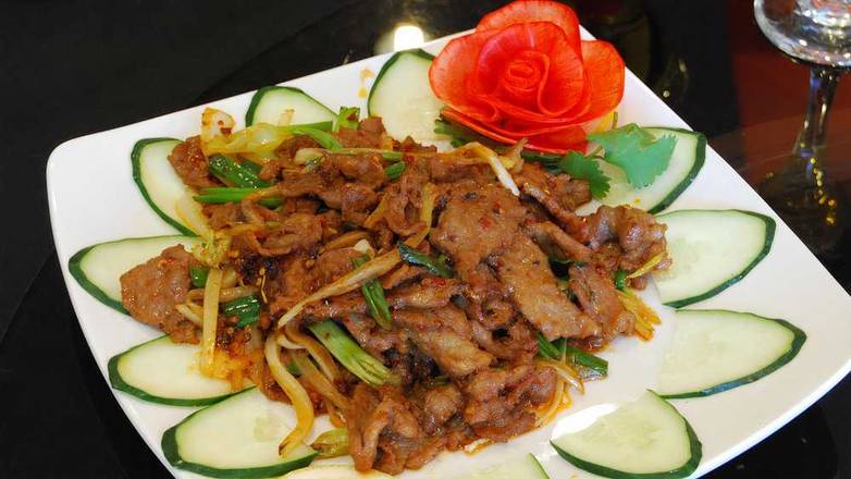 Order Mongolian Beef or Lamb food online from Crouching Tiger Restaurant store, Redwood City on bringmethat.com