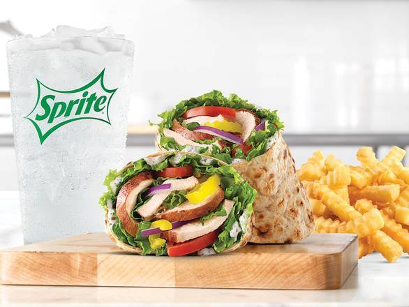 Order Creamy Mediterranean Wrap food online from Arby store, Palatine on bringmethat.com